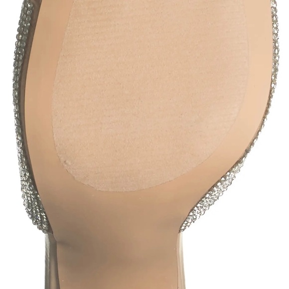 NWT Steve Madden, Syl Heeled Rhinestone Sandal - Picture 7 of 7